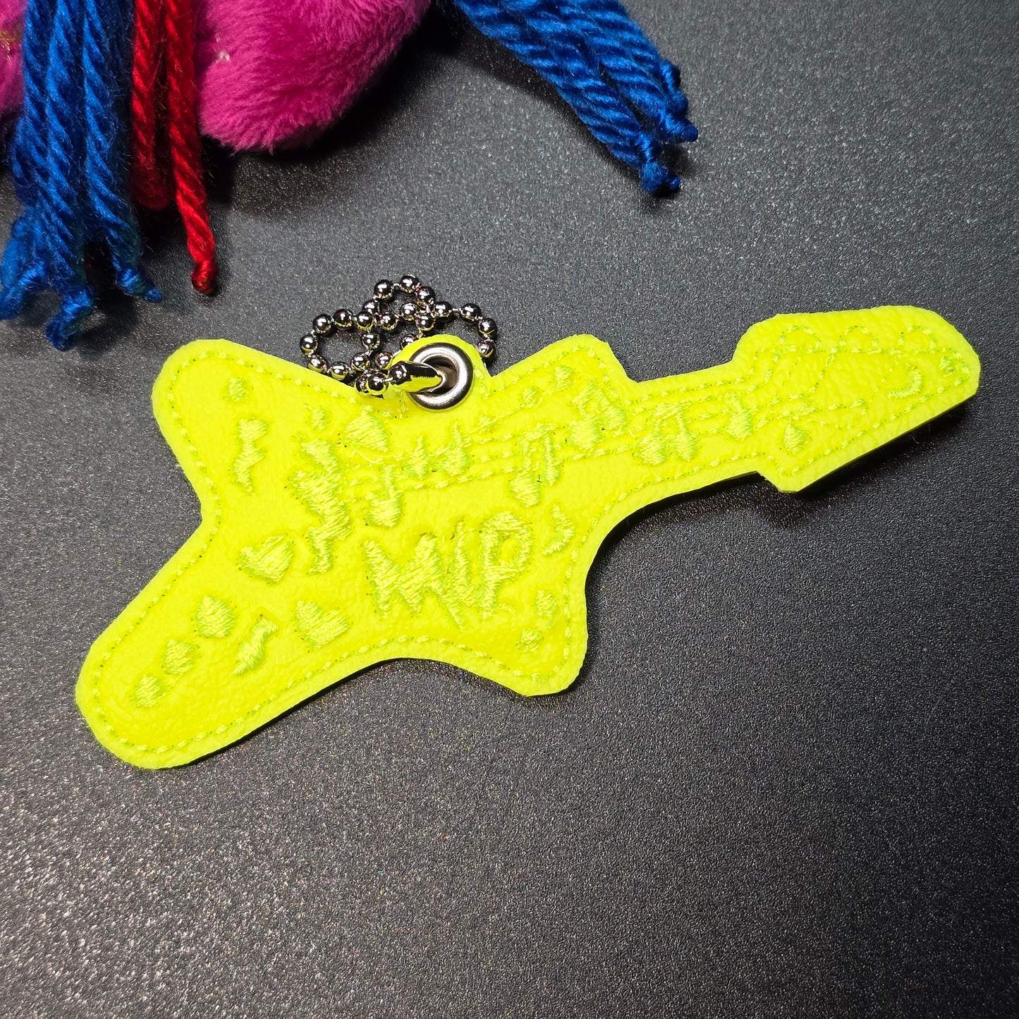 Made to Order - Plush Pony Keychain - Pretty Beat w/Guitar