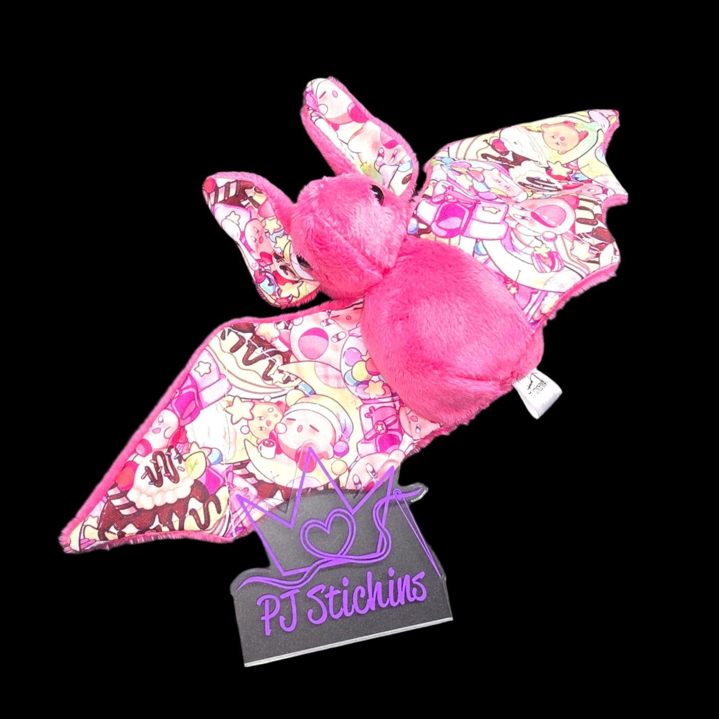 Bat Plush - Kurby Hot Pink