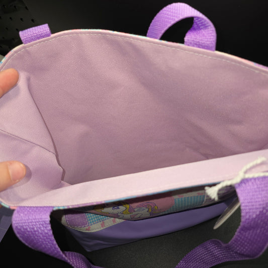 Tote Bag - Purple Ponies