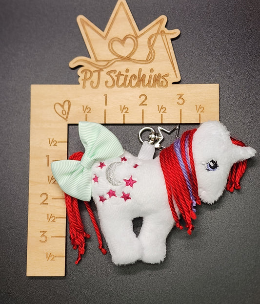 Made to Order - Plush Pony Keychain - Moondancer