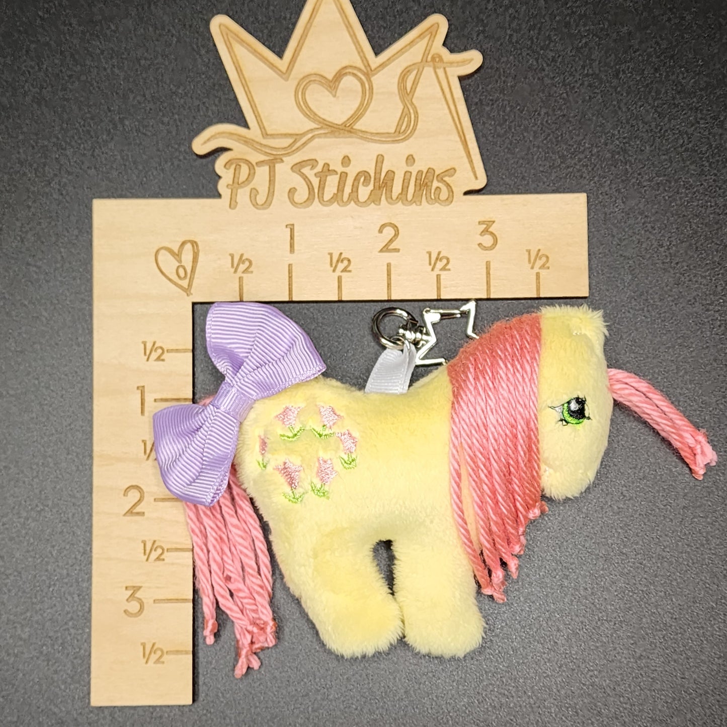 Made to Order - Plush Pony Keychain - Posey (Darker Hair)