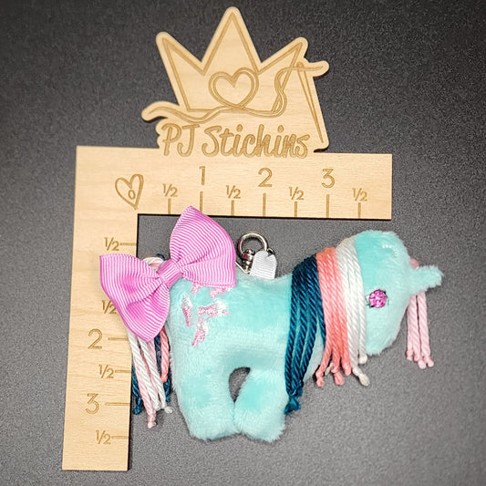Made to Order - Plush Pony Keychain - Fizzy