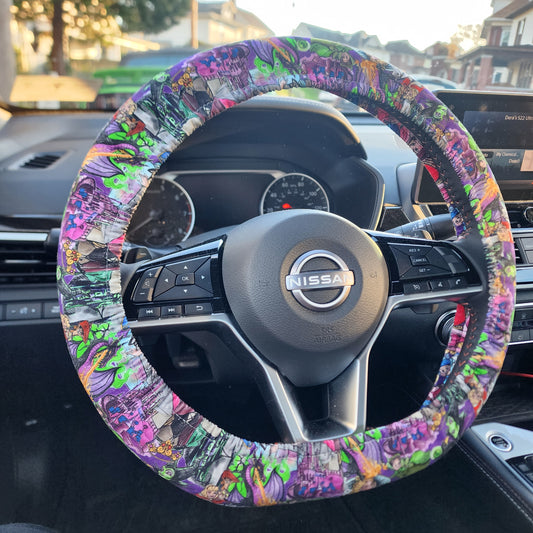 Steering Wheel Cover - Sleeping Beauty Two-Sided