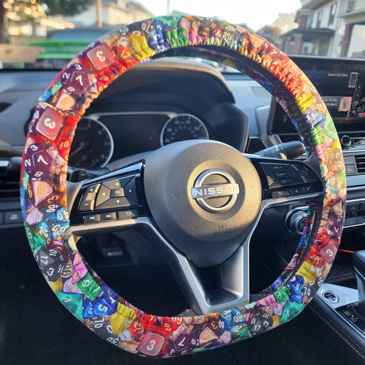 Steering Wheel Cover - Dice