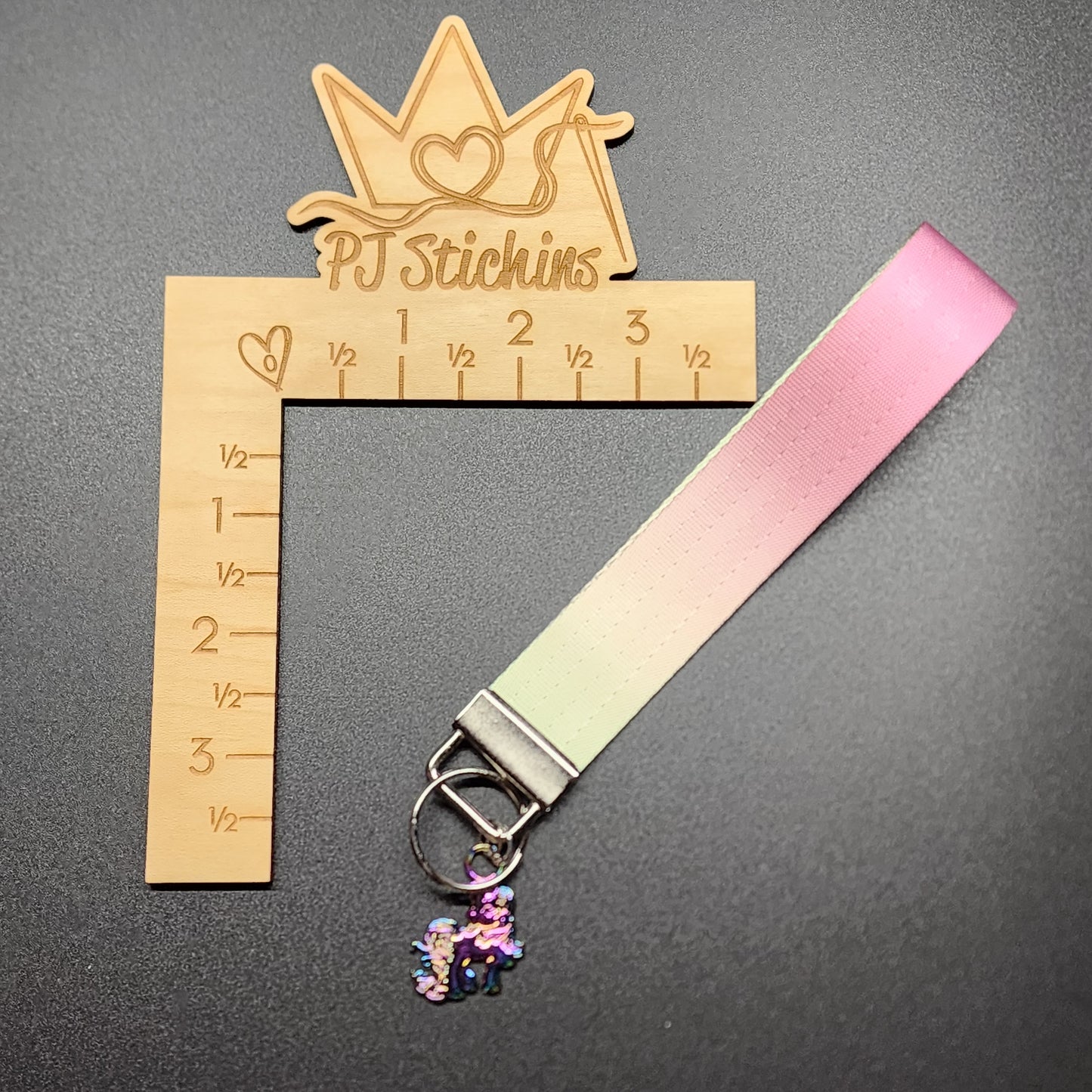 Charm Keychain - Pink Pony