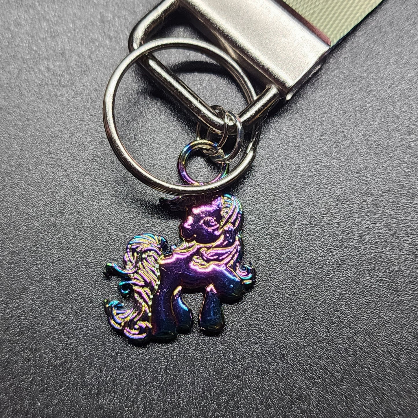 Charm Keychain - Pink Pony