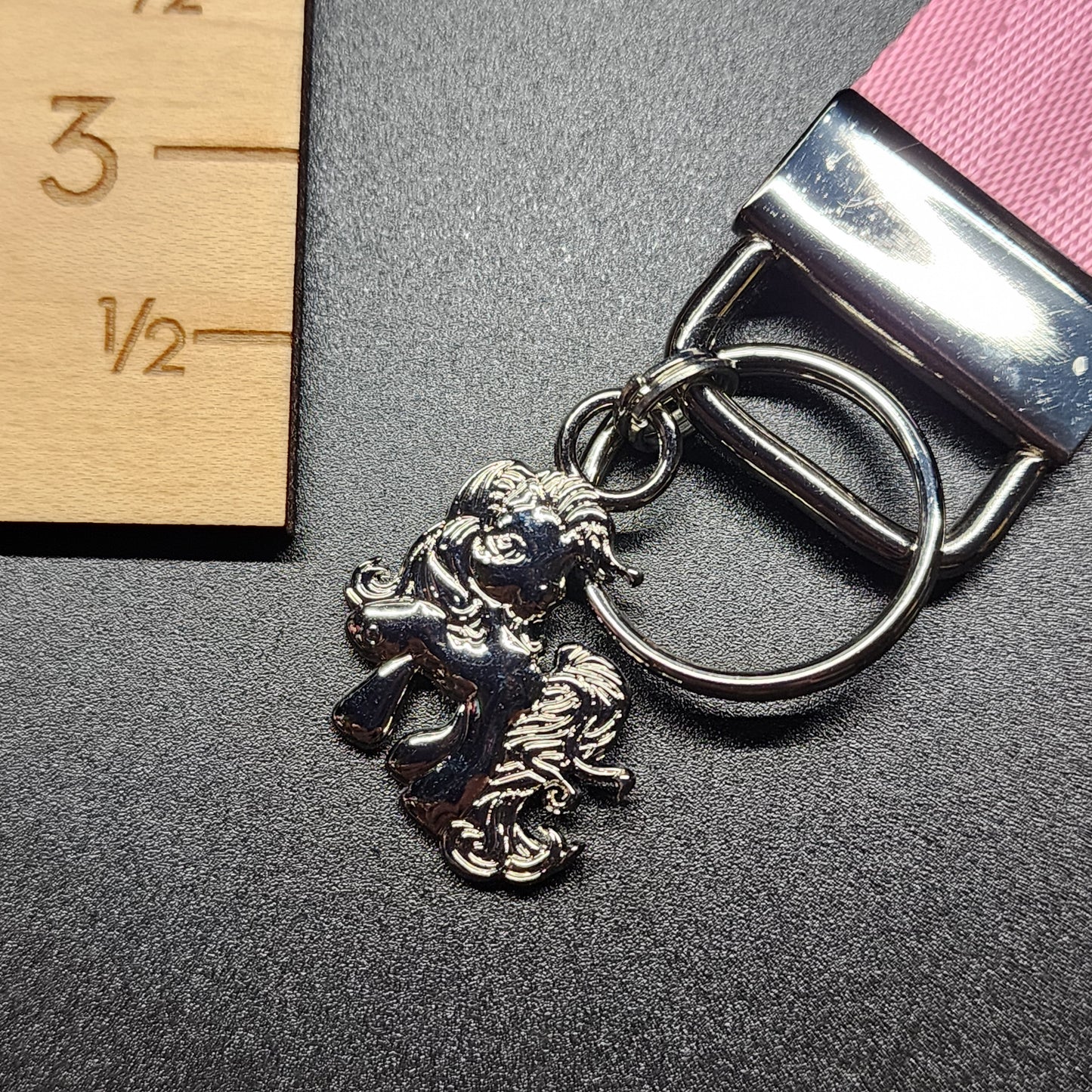 Charm Keychain - Rainbow Pony