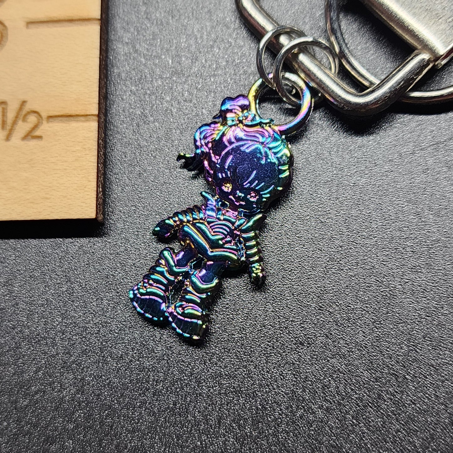 Charm Keychain - Rainbow Girl