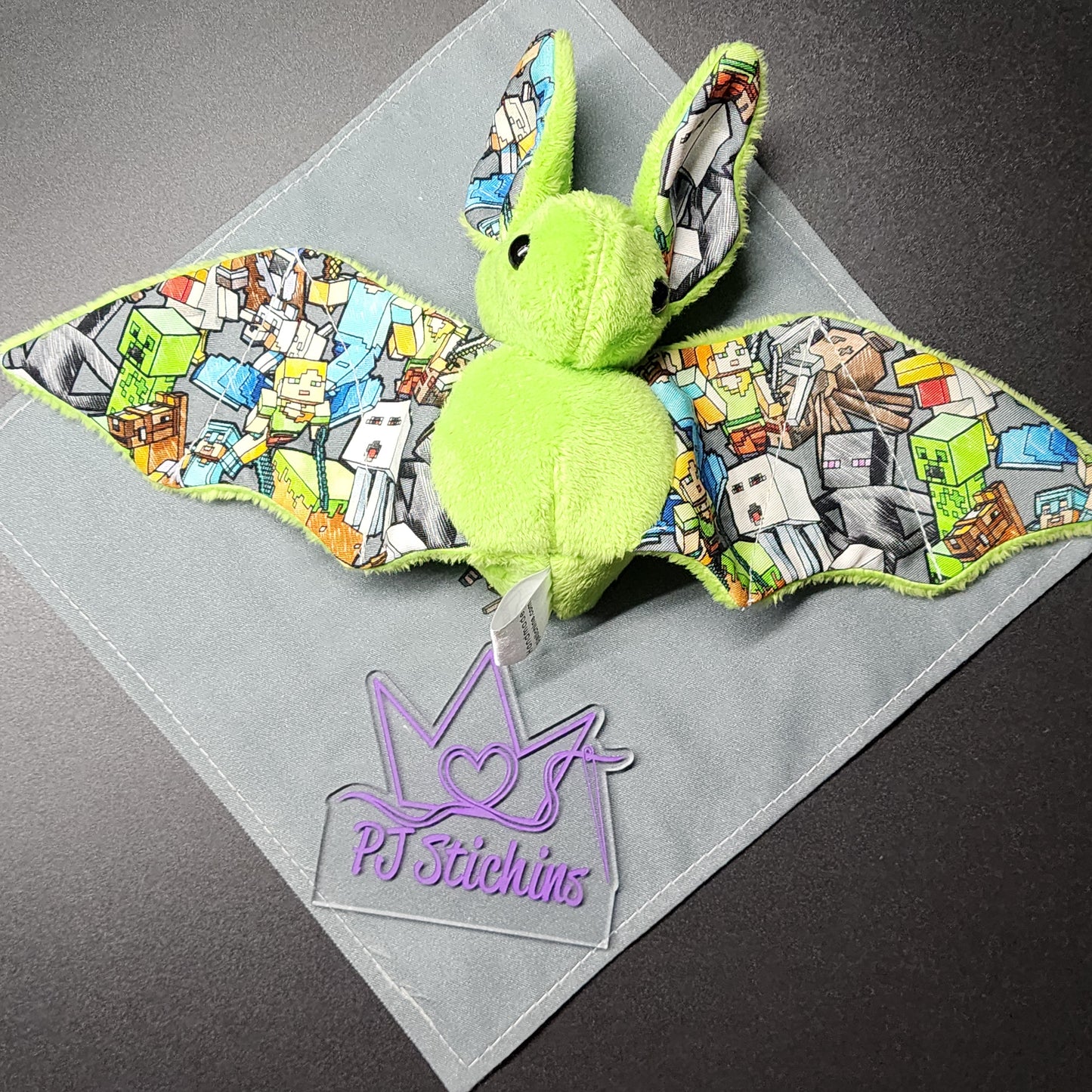 Bat Plush - Minecraft with Blanket