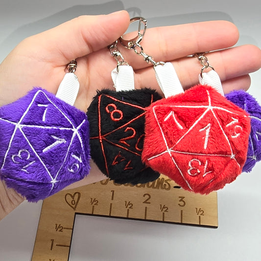 Plush Keychain - Dice