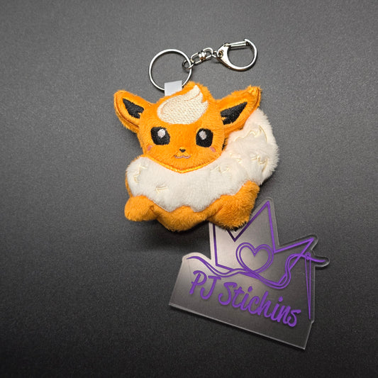 Plush Keychain - Fire Fox