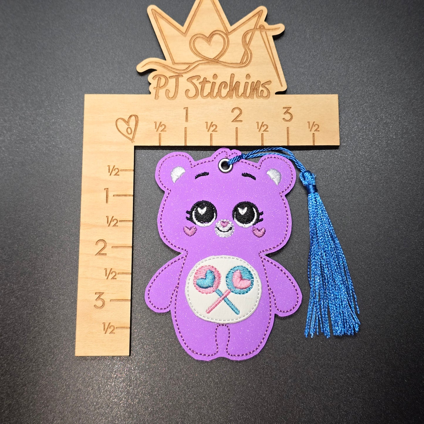 Bookmark - Purple Bear