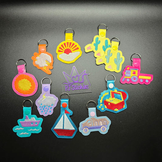 Keychain - Pony Cutie Symbols Set 7