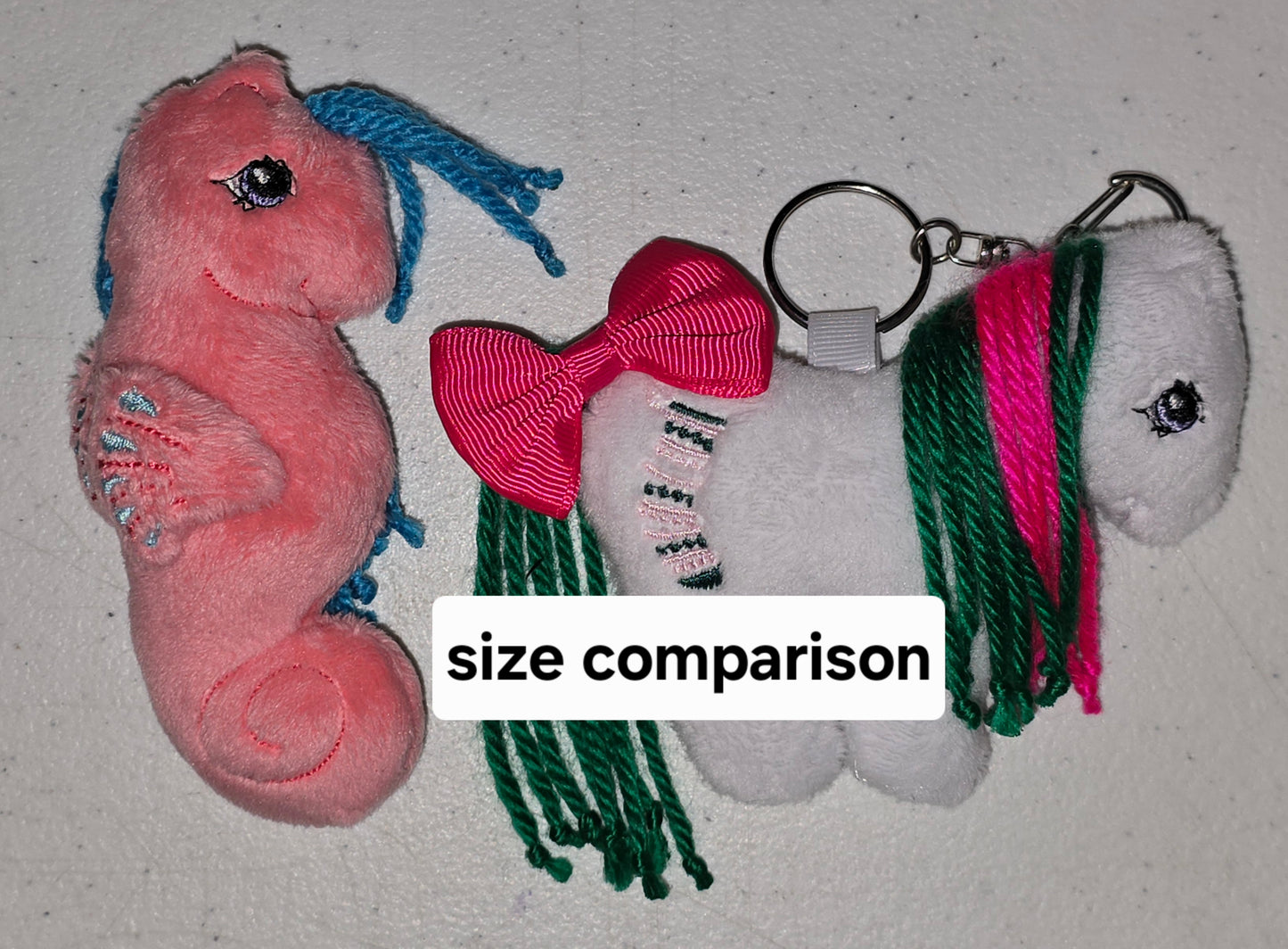 Made to Order - CUSTOM - Seapony Plush Keychain