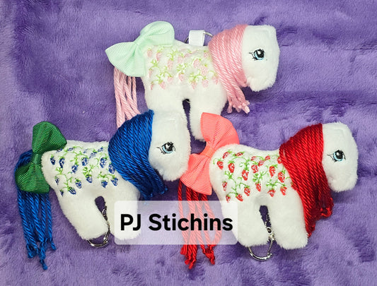 Plush Pony Keychain - Sugarberry
