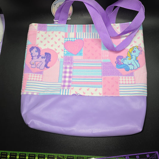 Tote Bag - Purple Ponies