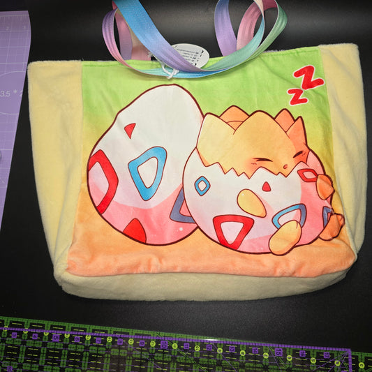 Plush Tote Bag - Egg Baby