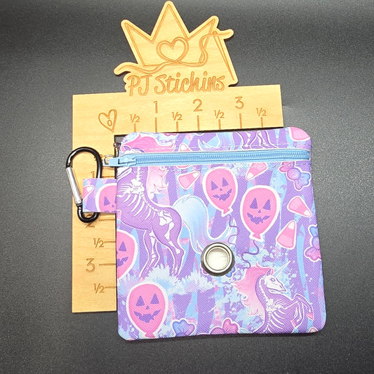 Skelly Unicorn - Dog Baggie Holder