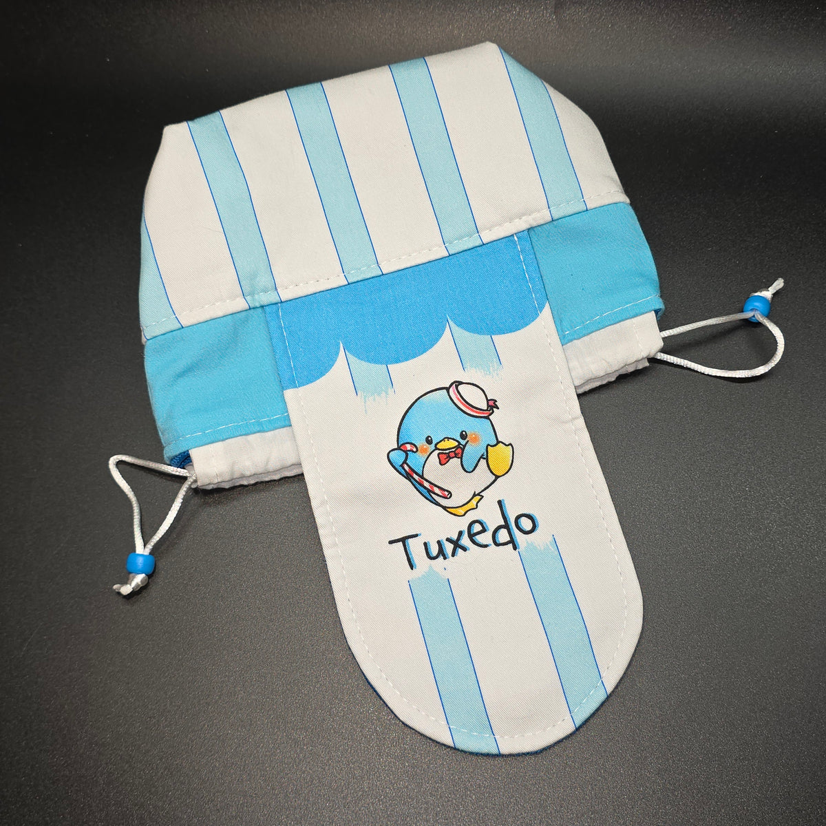 Blue Penguin - Small Cinch Pouch w/ Magnet Closure