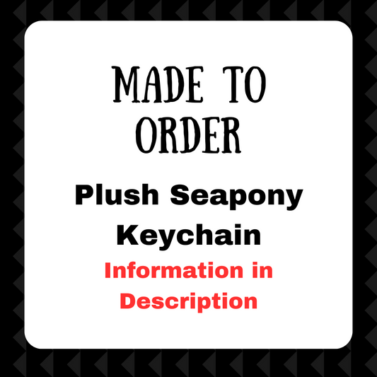 Made to Order - Toy Accurate - Seapony Plush Keychain