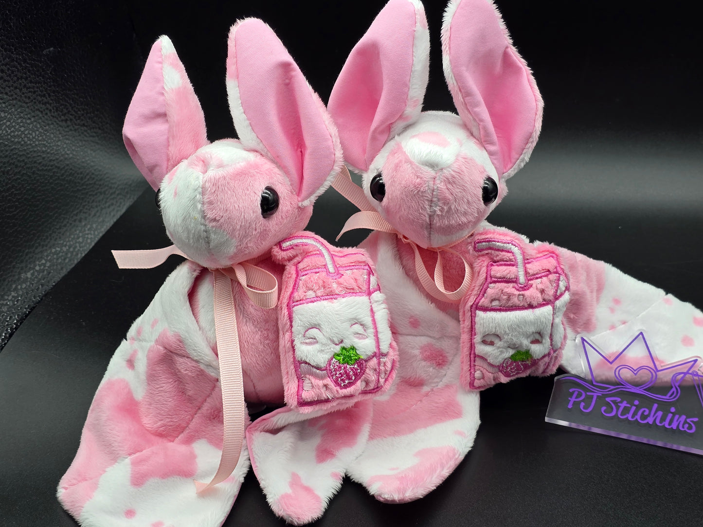 Bat Plush - Large Strawberry Bat